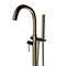 Castello Usa Neptune Freestanding Brushed Gold Gooseneck Tub Filler Faucet with Standard Handle CB-F04-BG - alternate 4